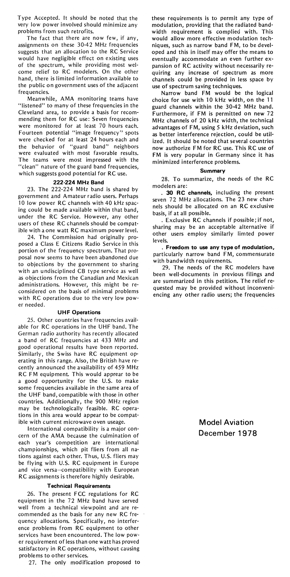 AMA News 72MhZ